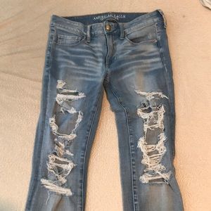 american eagle 360 degree super stretch jeans